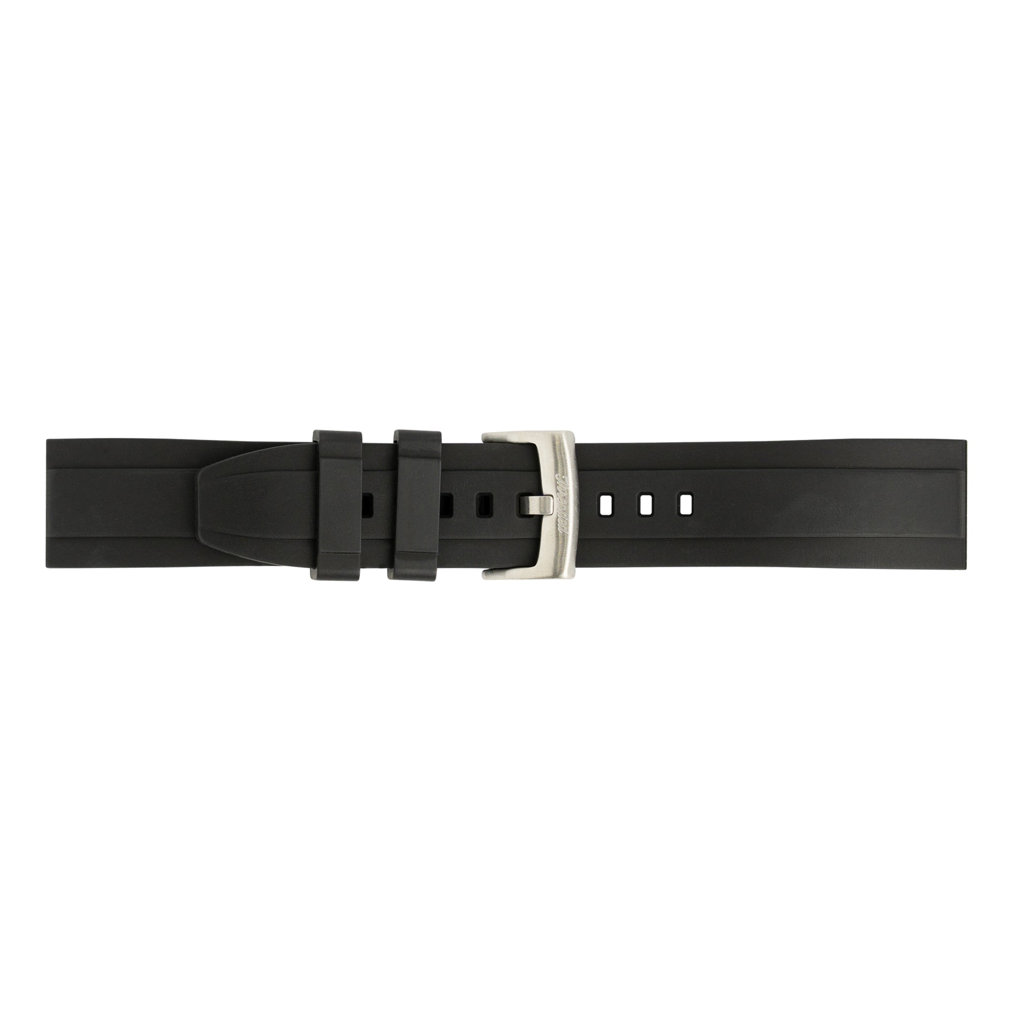 FKM Rubber Watch Strap - Black