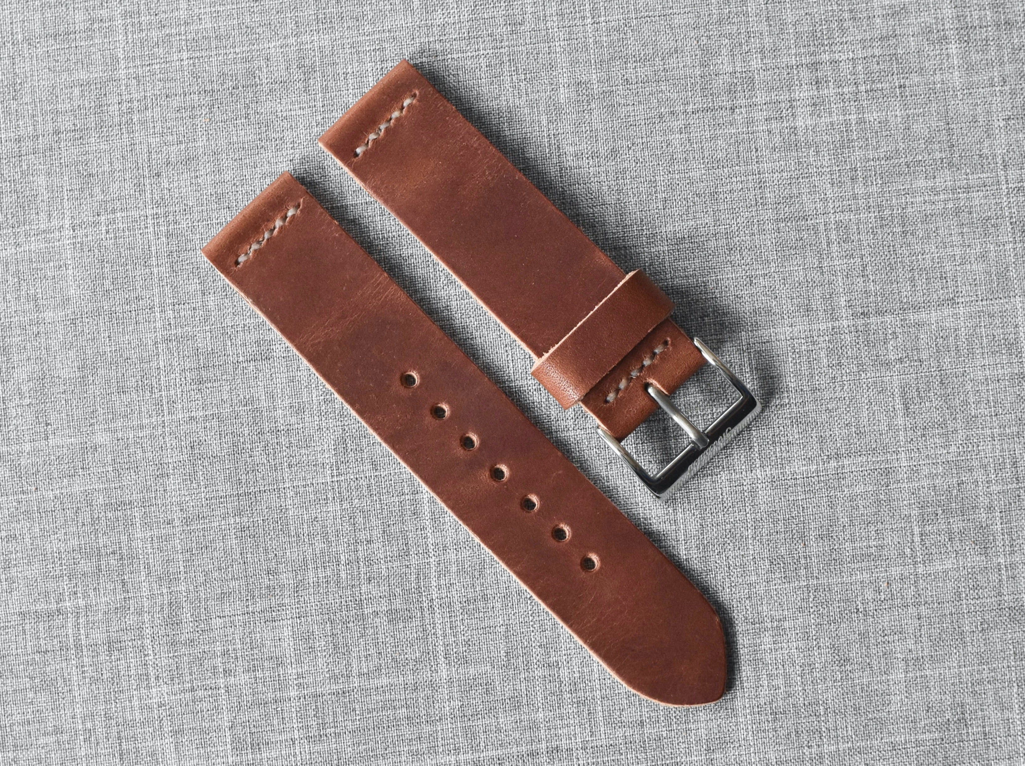 Horween English Tan Dublin | Natural Thread