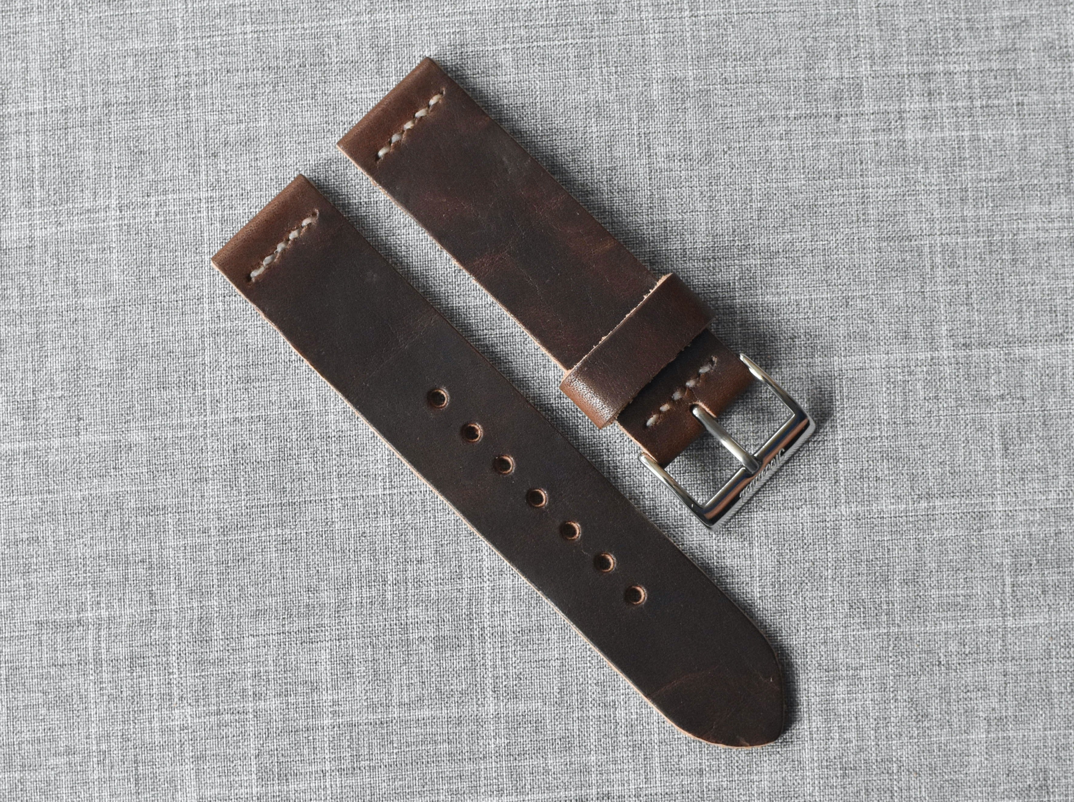 Horween Brown Nut Dublin | Natural Thread