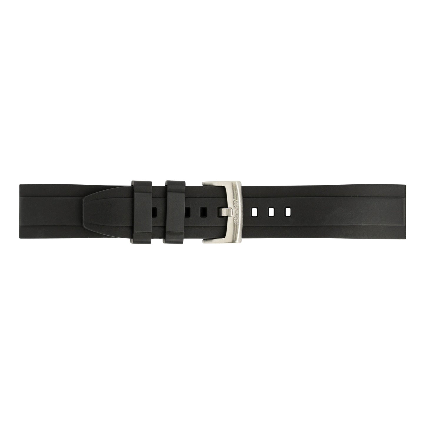 FKM Rubber Watch Strap - Black