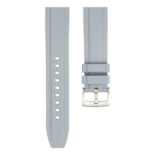 FKM Rubber Watch Strap - Gray