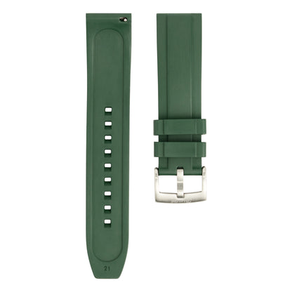 FKM Rubber Watch Strap - Green