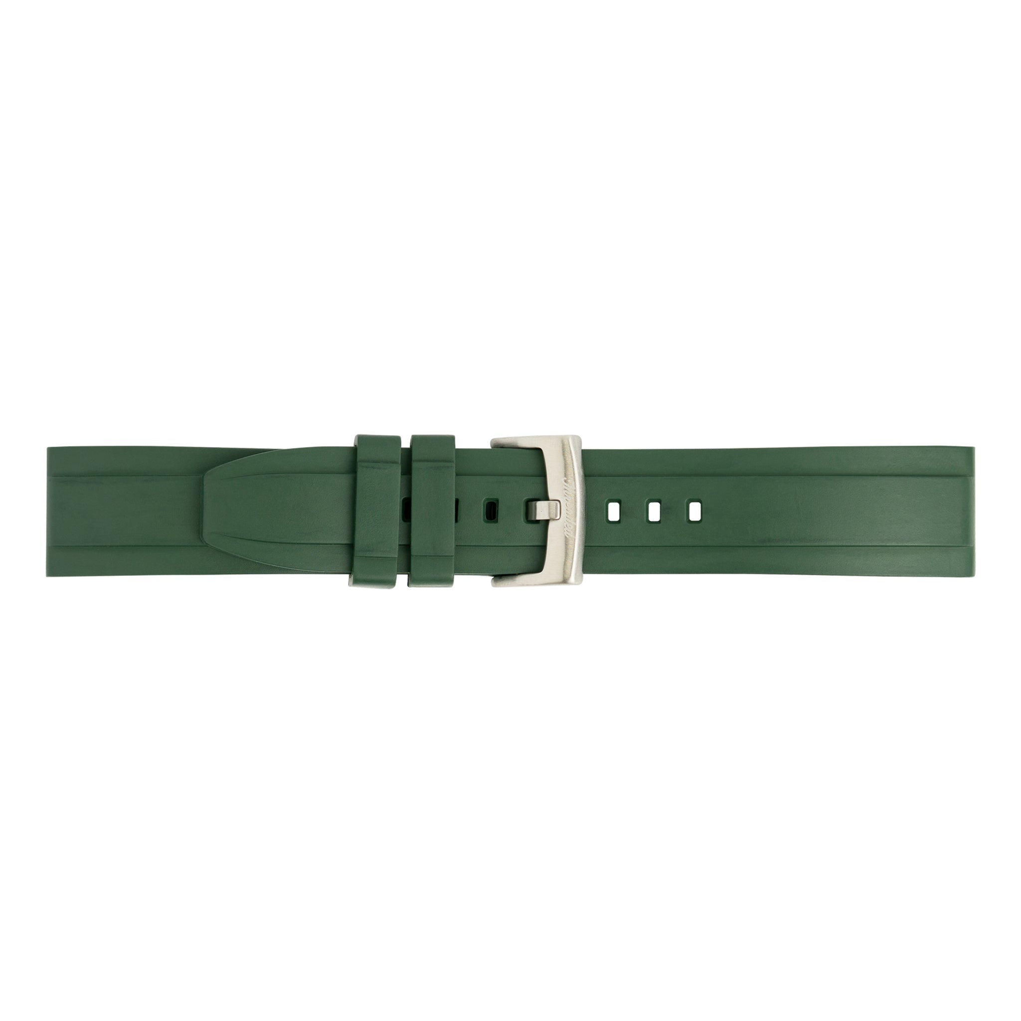 FKM Rubber Watch Strap - Green