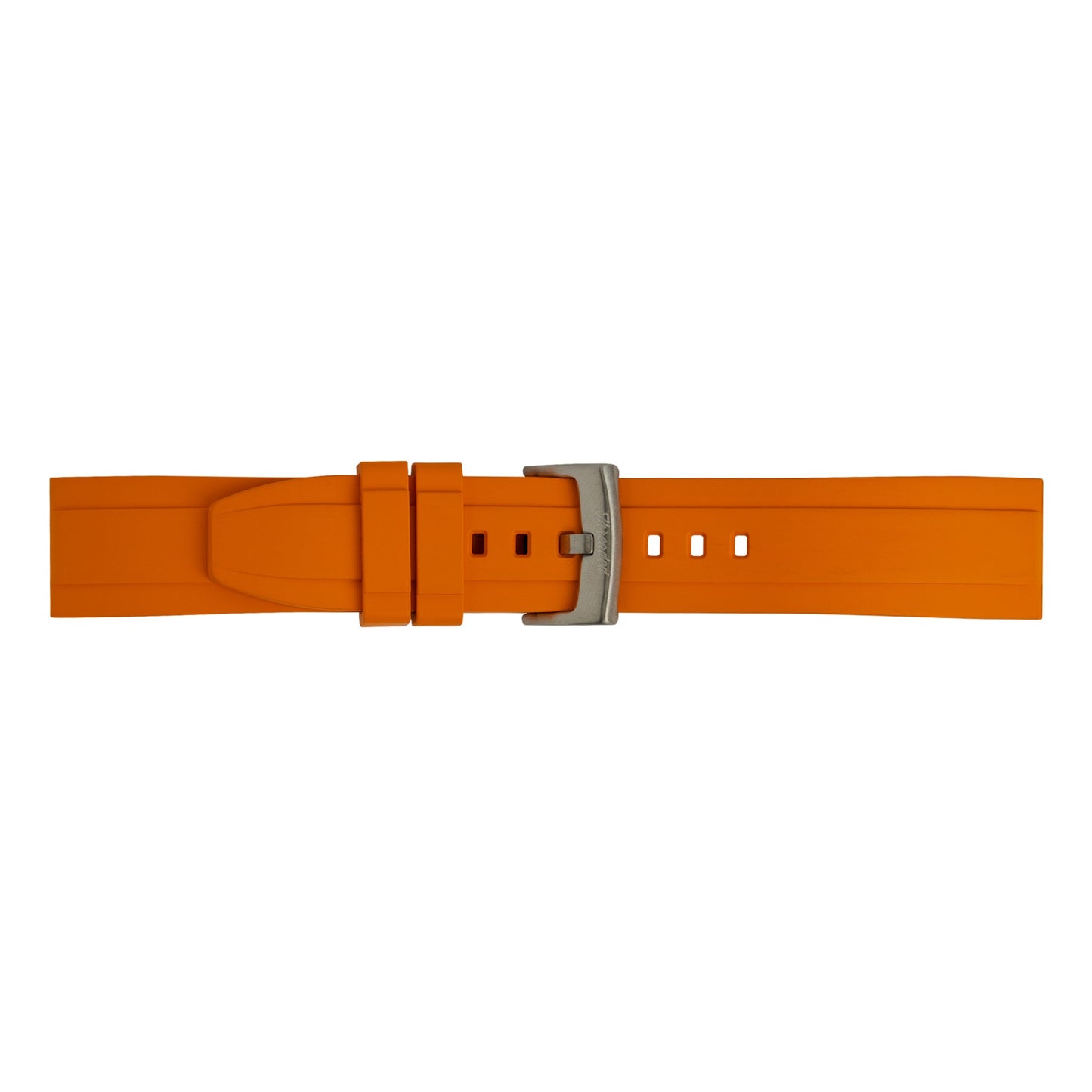 FKM Rubber Watch Strap - Orange