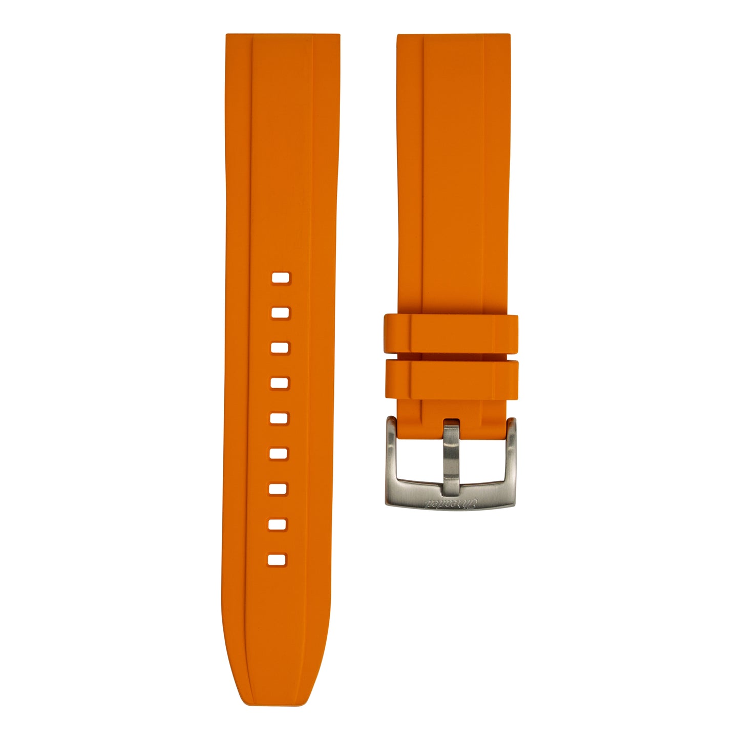 FKM Rubber Watch Strap - Orange