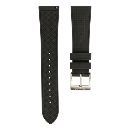 FKM Geo Rubber Watch Strap - Black