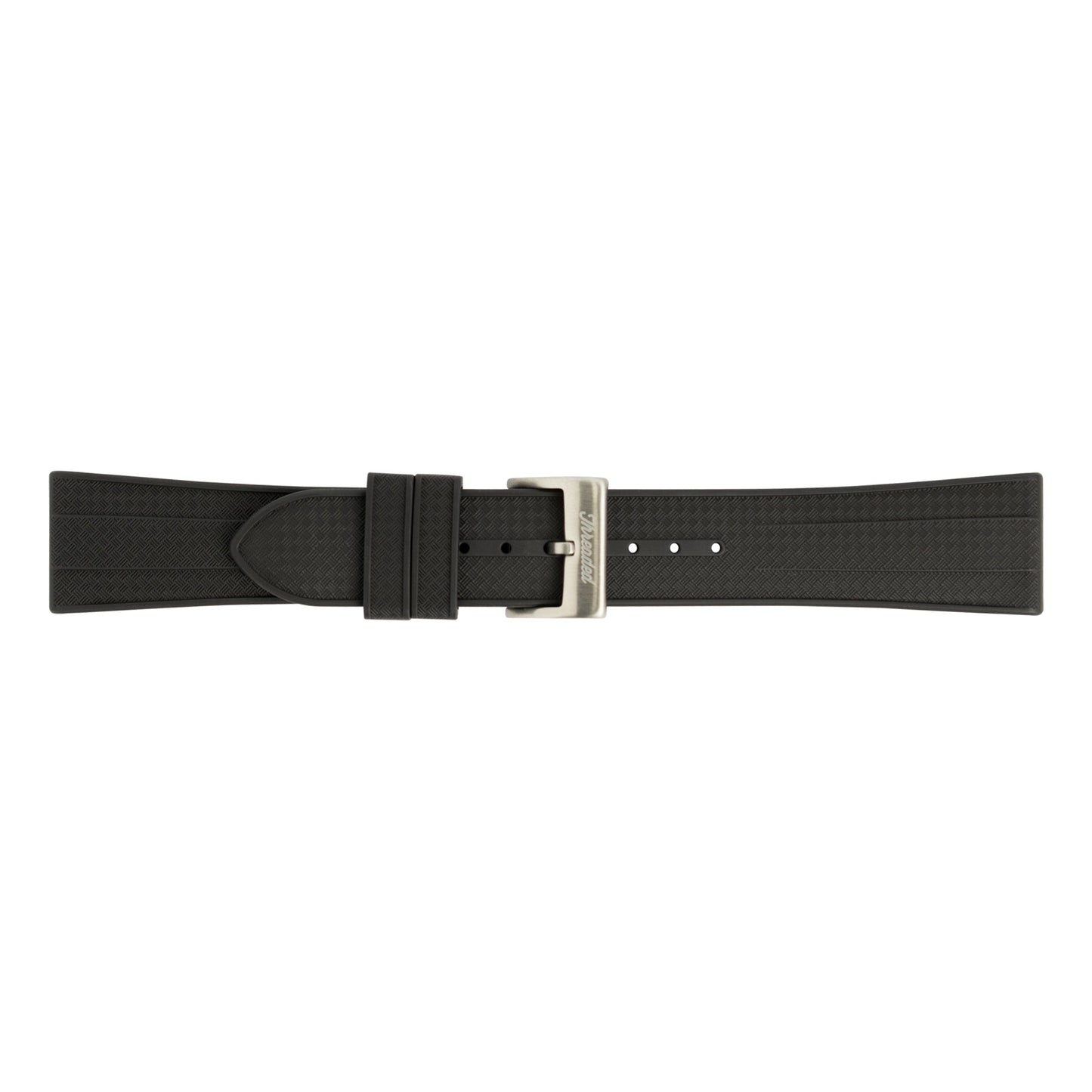 FKM Geo Rubber Watch Strap - Black