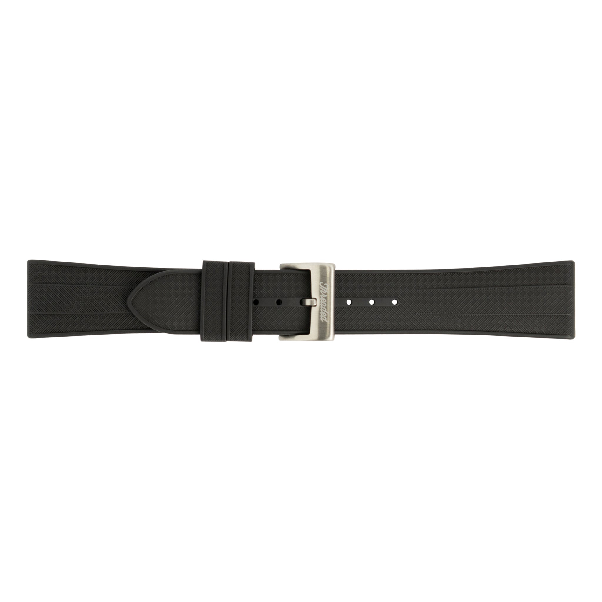 FKM Geo Rubber Watch Strap - Black
