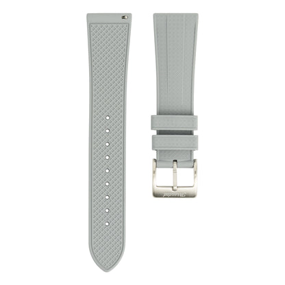 FKM Geo Rubber Watch Strap - Gray