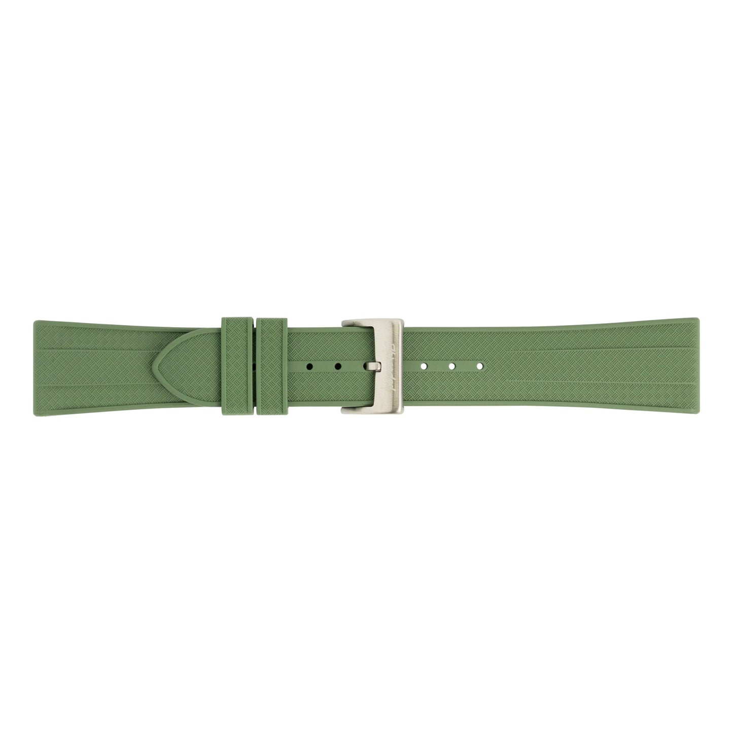 FKM Geo Rubber Watch Strap - Green