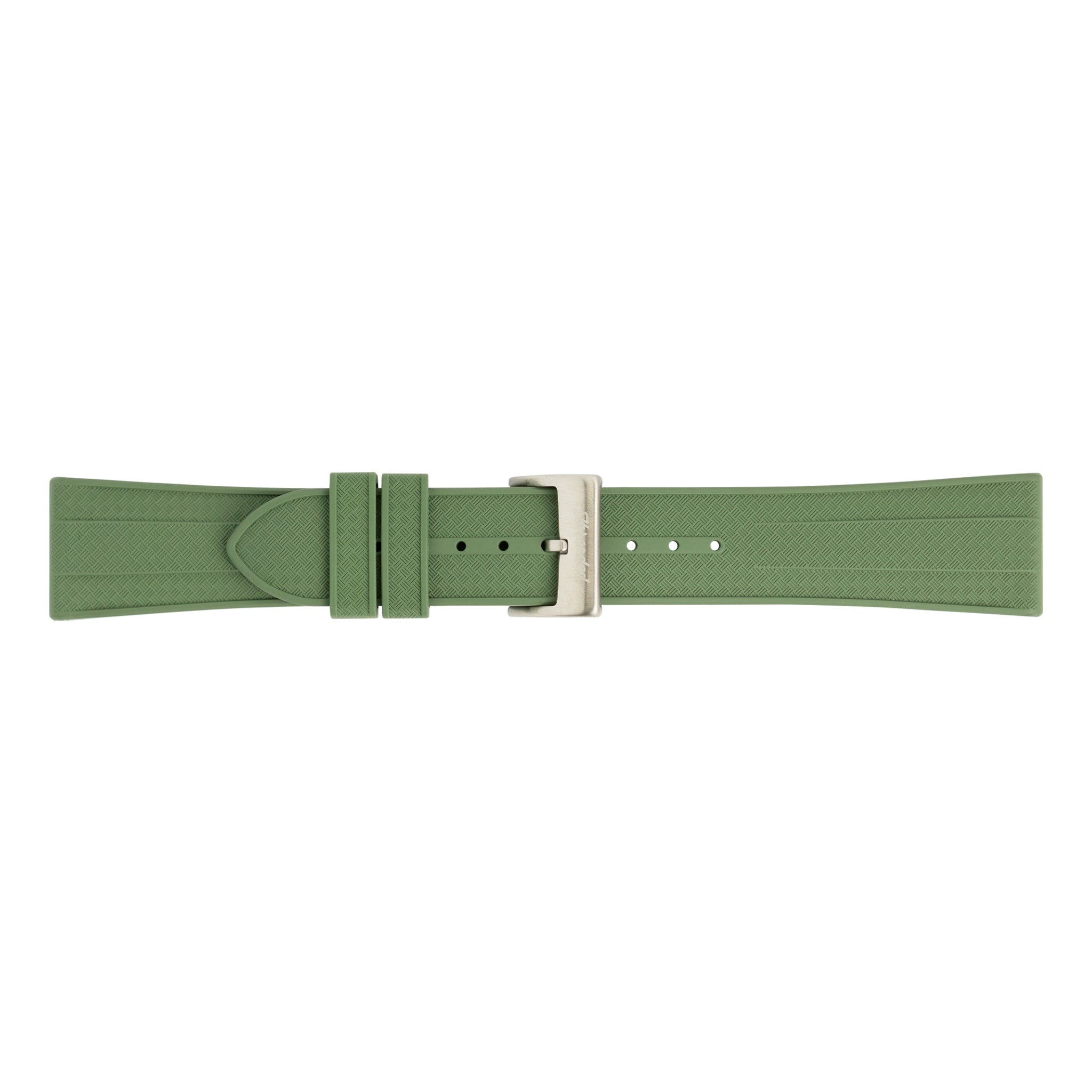FKM Geo Rubber Watch Strap - Green
