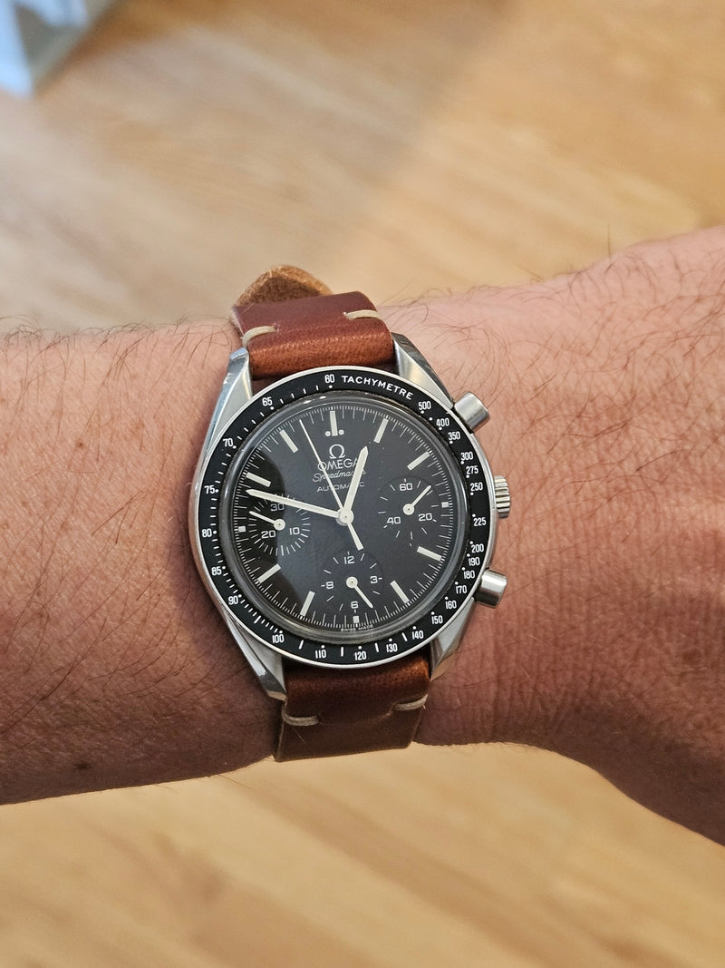 Paired with Omega Speedmaster