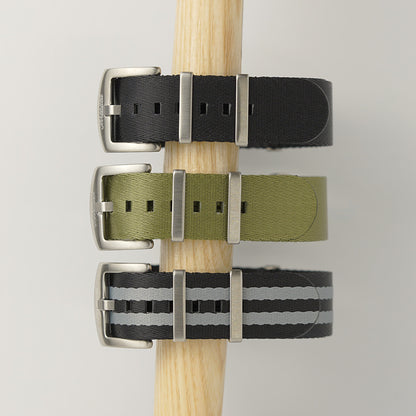 Seatbelt Military Nylon Watch Strap - Olive Green