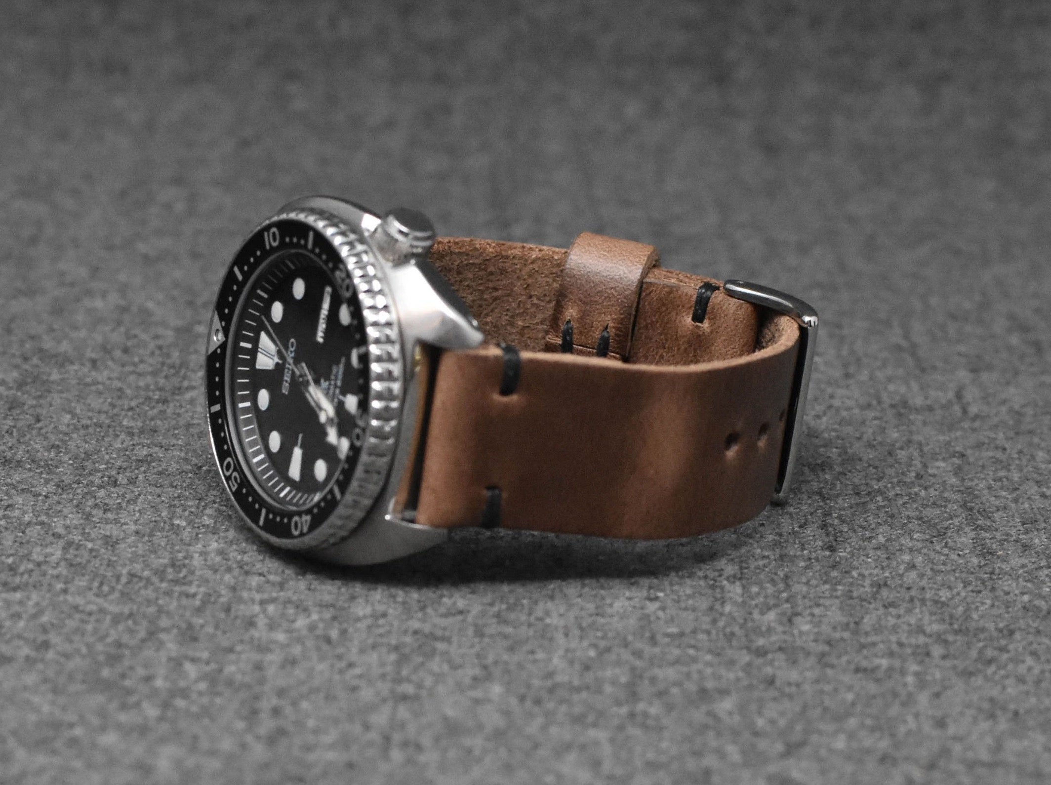 Horween Natural Chromexcel | Black Thread