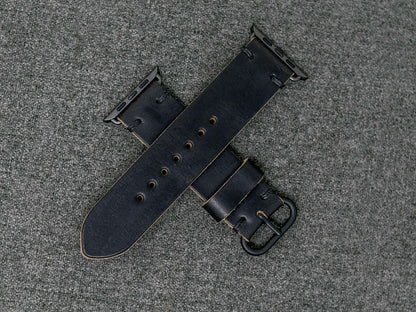 Horween Black Chromexcel | Black Thread