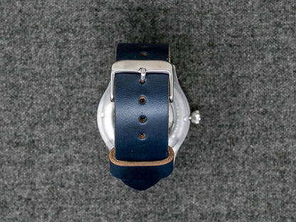 Horween Navy Dublin | Natural Thread