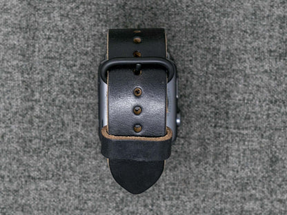 Horween Black Chromexcel | Black Thread