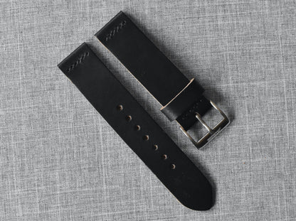 Horween Black Chromexcel | Black Thread